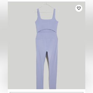 NWT - Madewell MWL Cutout Unitard in Dusk Perri